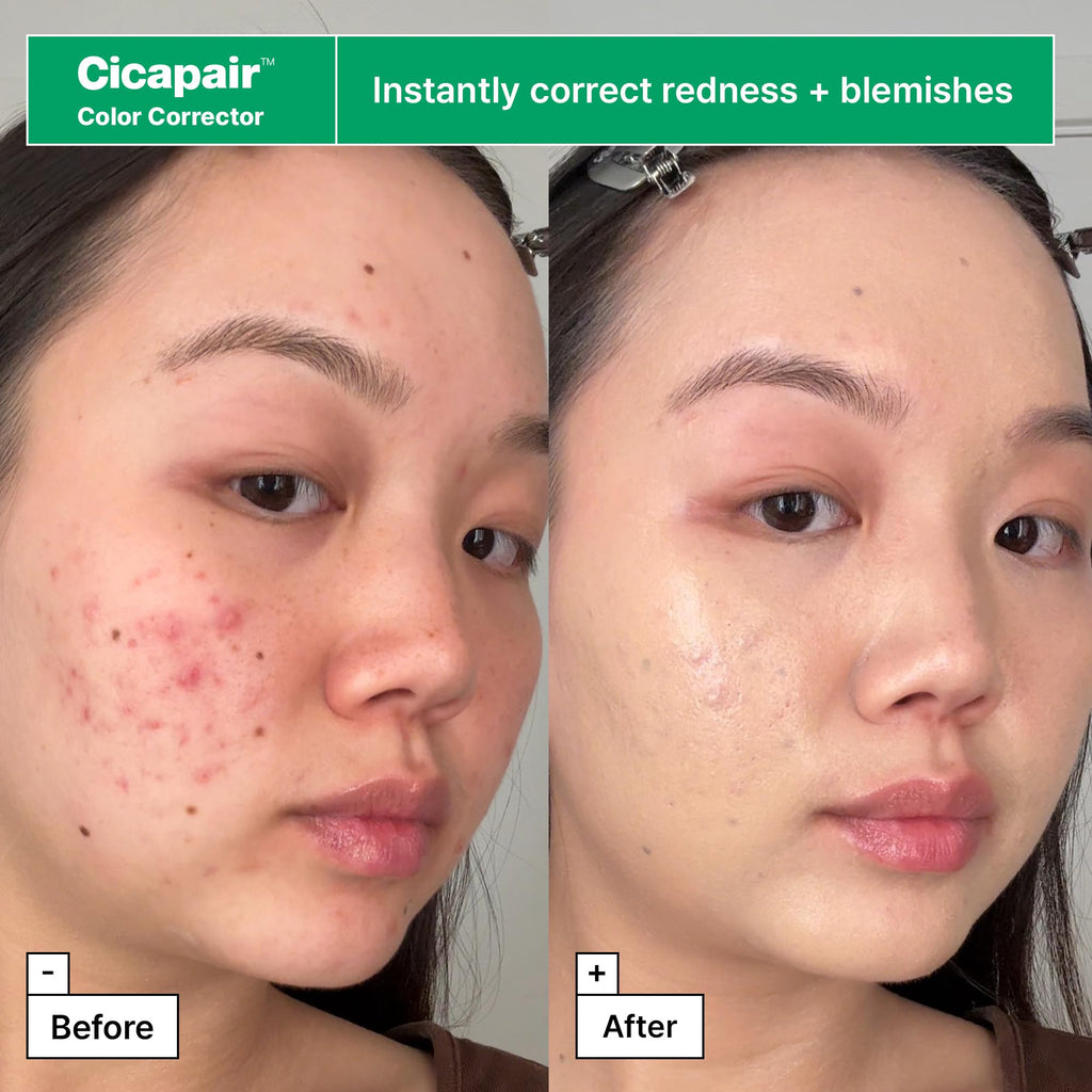Dr.Jart+ Cicapair Redness Rescue Regimen Korean Skin Care Set with Centella Asiatica | 4 Piece Travel Size Value Gift Set