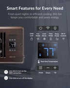 2026 Super Quiet Register Booster Fan for 4" x 10" Register Holes, Smart Register Vent with Dual Intelligent Thermostat and WiFi App Control, Heating Cooling AC Vent Fan (ORB)
