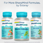 SOLARAY SharpMind Brain Support Formula - Nootropic Brain Supplements - Cognitive and Brain Health Support with Ginkgo Biloba - 60-Day Guarantee, 60 Servings, 60 VegCaps