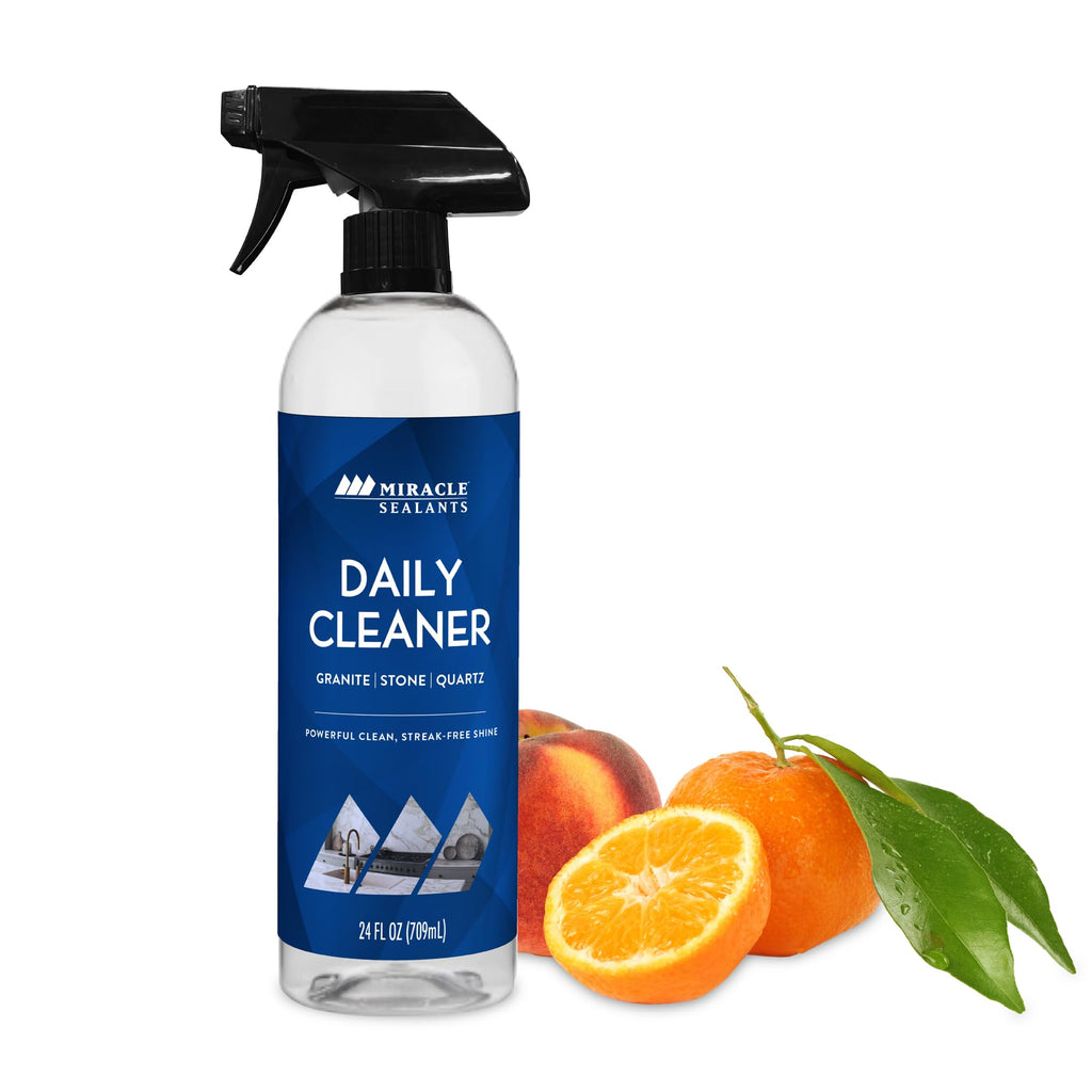 Miracle Sealants Daily Cleaner for Granite, Quartz, Marble, Quartzite, Countertops pH Neutral, 24 oz, 6 Pack