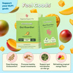 Feel Goods Gut Guardian, Digestive Health Powder Packets - Probiotic Fiber Powder with Prebiotics & L Glutamine for Gut Health, Bloating Relief & Digestion Support - Zero Sugar & Organic Flavor