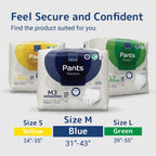Abena Pants, Premium Protective Underwear, Level 3, (Medium To Extra Large), Medium, 15 Count