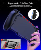 Gammeefy Switch Controllers Compatible with Nintendo Switch/Switch OLED, One-Piece Joypad Controller Replacement for Switch Pro Controller with 9 Lights Color, Christmas Gifts