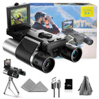 Digital Binoculars with Camera - 8X Digital Zoom, 2" LCD Display 40MP Camera 2.5K Videos Ideal for Concerts, Bird Watching, and Outdoor Adventures with 32GB SD Card - D551
