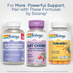 SOLARAY Triple Strength Tart Cherry Extract with 3% Anthocyanins - Tart Cherry Capsules for Healthy Uric Acid Levels and Muscle Recovery Support, Vegan, 60-Day Guarantee, 45 Servings, 90 VegCaps