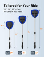 AstroAI Windshield Cleaner Tool & Car Interior Detailing Kit, Blue, 21 in
