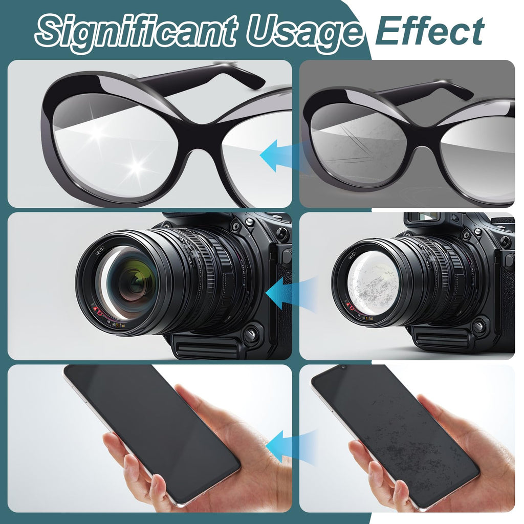 Gartiage Eyeglass Scratch Remover for Lenses, Eyeglass Cleaner Spray, Glasses Lens Scratch Remover for Eyeglasses, Sunglasses Cleaning Kit (2)