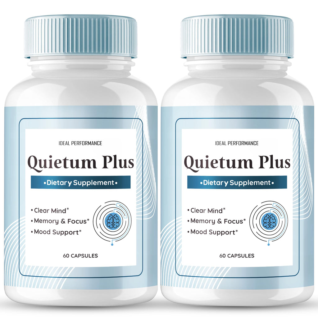 Quietum Plus Tinnitus Relief for Ringing Ears, Official Quietum Plus Tinnitus Relief Original Supplement Pills, Ring Clear Advanced Formula for Healthy Ear, QuietumPlus Reviews (2 Pack)