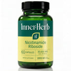 InnerHerb Nicotinamide Riboside (NR) 1000mg | Vitamin B3 Derivative | Single Ingredient | 60 Vegan Capsules | Unflavored | 2 Capsules Daily | 30-Day Supply