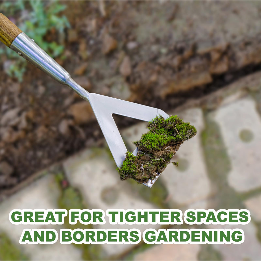 Haliaeetus Women's Dutch Hoe, 51'' Long Handle Dutch Hoe Weeder for Weeds