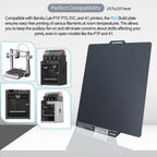 Sahvaim Upgraded for Bambu Lab 3D Printer PLU Build Plate for Bambu Lab X1 X1C X1E P1S P1P A1, Energy-Saving Low-Temperature Cold Printing, Farm's First Choice, Super Sticky no Edge Warping