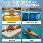 Extra Large Pool Liner Repair Patch, 2.79 x 4.1 Ft Self-Adhesive TPU Waterproof Patch Repair Kit for Above Ground Pools, Inflatable Pools, Pool Floats, Bounce Houses
