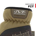 Mechanix Wear: FastFit Work Glove with Elastic Cuff for Secure Fit, Performance Gloves for Multi-Purpose Use, Touchscreen Capable Safety Gloves for Men (Brown, X-Large)
