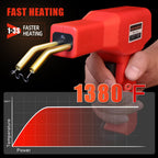 ATOLS Upgraded Plastic Welder, 1000PCS Staples, Pure Copper Transformer, Rapid Heating, Plastic Welding Kit, Hot Stapler Kit, Plastic Welder Gun Kit, Car Bumper Repair Kit, Plastic Repair Kit