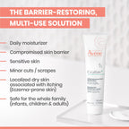Avène Cicalfate+ Restorative Protective Cream, Face Moisturizer, face cream for sensitive skin, helps restore skin barrier, restorative cream, safe for infants, children and adults, 3.3 Fl Oz
