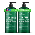 Botanic Hearth Tea Tree Shampoo And Conditioner Set for Men & Women - 32oz