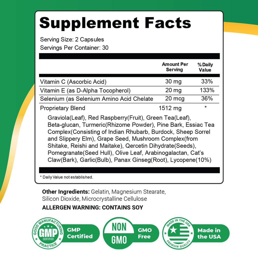 Keravita Pro – Vitamin C, E, Green Tea & Turmeric – 60 Ct, 1 Month Supply