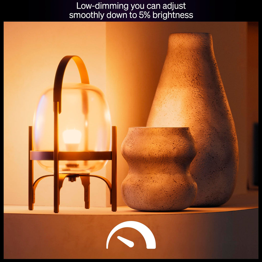 Philips Hue Smart LED A19 Bulb 2-Pack, Warm White Light 2700K, E26 Base, 9W, 810 Lumens, Dimmable, Works with Alexa, Google Assistant, and Apple Home