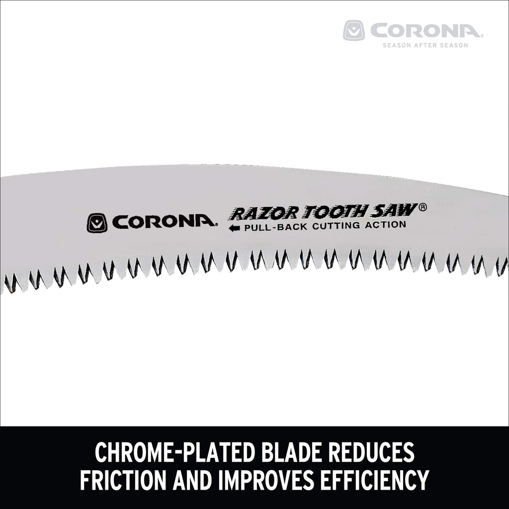Corona RS 7245 Razor Tooth Folding Saw, 7-Inch Curved Blade, Steel