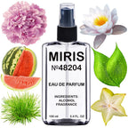 MIRIS No. 48204, Inspired by Into the Blue, Long-Lasting Eau de Parfum for Women, Spray 3.4 Fl Oz / 100 ml