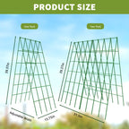 UrGROWA Cucumber Trellis 2 Pack,Foldable A-Frame Garden Trellis