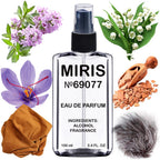 MIRIS No. 69077, Inspired by White Suede, Long-Lasting Eau de Parfum for Women, Spray 3.4 Fl Oz / 100 ml