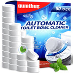Automatic toilet cleaning tablets,50 packs-bleaching, descaling, deodorizing-water tank drop tablets, fresh smell, safe, for removing stains and scale, recommended for most toilets, cost performance