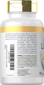 Carlyle Lutein and Zeaxanthin Supplement | 40mg | 180 Softgels | Pills for Eyes | Eye Health Vitamins | Visi-Gold | Non-GMO and Gluten Free