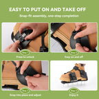 Lawn Aerator Shoes for Grass, 2.1" Heavy Duty Spikes, Pre-Assembled Straps