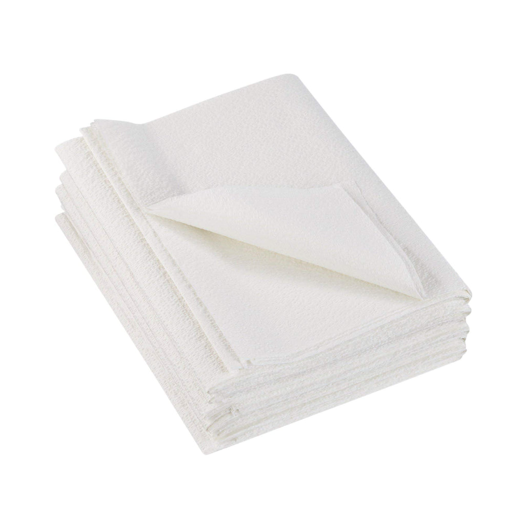 McKesson Drape Sheets [100 Count] Disposable Sheet for Bed, Massage, Exam, Medical, 2-Ply Tissue, Latex-Free, 40 x 60 in, White