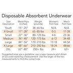 Tranquility Premium OverNight Disposable Absorbent Underwear (64 Count) - L, 44-54 in. Waist - Maximum Absorbency, All-Night Sleep, Breathable Comfort, 64 Adult Diapers