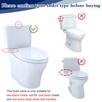 Toilet Flush Valves, THU224 2-Inch Dual Flush Valve Replacement with Mounting Nut for Two Piece Toilets Compatible with TOTO Aquia Toilet Tank ST412M