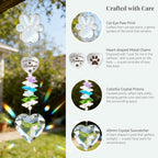 Pet Memorial Gifts for Loss of Dog or Cat, Paw Print Crystal Suncatcher