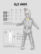 Spooktacular Creations Glows in the Dark Skeleton Costume for Boys, Halloween Skeleton Costume, Bone Jumpsuit for Kids