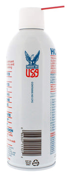 Houdini Lock Lube Professional Lock Lubricant Spray, 11 oz - Greaseless, Graphite-Free, Dielectric Cleaner & Protectant for Door Locks, Hinges, Latches & Electronics - Anti-Rust Formula