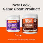 Bulletproof Chocolate Collagen Peptides Powder with MCT Oil, 14.3 Ounces, Grass-Fed Collagen Protein for Skin, Bone and Joint Support, Pasture Raised, No Added Hormones