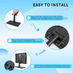 Feihe 12 Inch Small TV, Portable TV with HD Display, Antenna,HDMI,AV,USB Ports, Built-in Digital Tuner and Compact Design for Kitchen, RV, and Travel