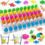 60PCS Small Hatching Dinosaur Eggs for Dinosaur Birthday Party Favors Bulk