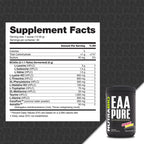 NutraBio – EAA Pure – 9 Amino Acids – Muscle Repair and Recovery, 30 Servings, Raspberry Lemonade – Pre or Post Workout – All Day Recovery