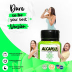 Alcaplus Original Natural Weight Loss Pills for Women Detoxifying and Controlling Appetite, Herbal Supplement with Artichoke, Eggplant, Spirulina, Green Tea, and Glucomannan Lose Weight Fast for Woman