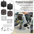 HP60/80 Air Pump Rebuild Complete Kit for Hiblow HP 80, HP 60 Aerators, HP-80-0110, with White Switch