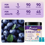 Crasye Creatine Gummies for Kids and Teens with Vitamin B12