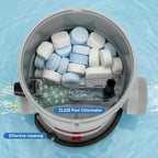 CL220 Off-Line Automatic Chlorinator Feeder Compatible with Hayward Chlorine Feeder for Swimming Pool Ponds Garden,Economy Off-Line Above-Ground Pool Automatic Chlorine Bromine Feeder