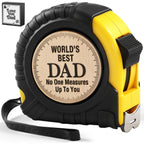 Fathers Day Gift for Dad from Daughter Son - Dad Husband Birthday Gifts, Gifts for Men New Daddy Father in Law, Best Dad Ever Gifts, First Father's Day Useful Stuff, Engraved 25 FT Tape Measure Tool