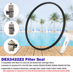 JIOTAR DEX2422Z2 Filter Seal O-Ring Gasket for C4030 C3030 C2030, Hayward Pool Pump Seal Kit Replacement DE4820 DE2420, Pool Filter Parts for Hayward Pro-Grid DE Swim Clear Cartridge Filter