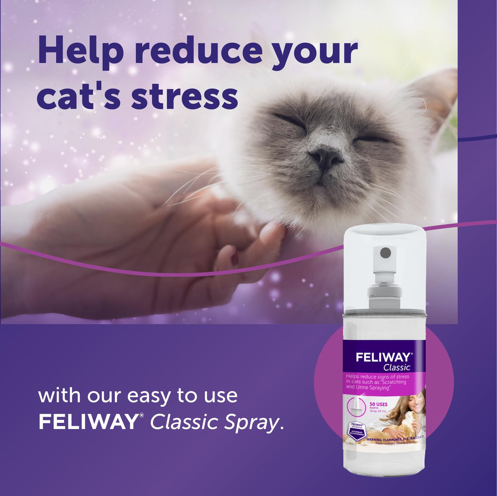FELIWAY Classic Cat Calming Spray, 60ml