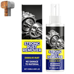 HISKI Rust Remover Spray, Multipurpose Rust Stain Remover, Rust Remover Spray for Metal, Heavy Duty Metal Cleaner for Vehicles, Tools, Chains (1PC)