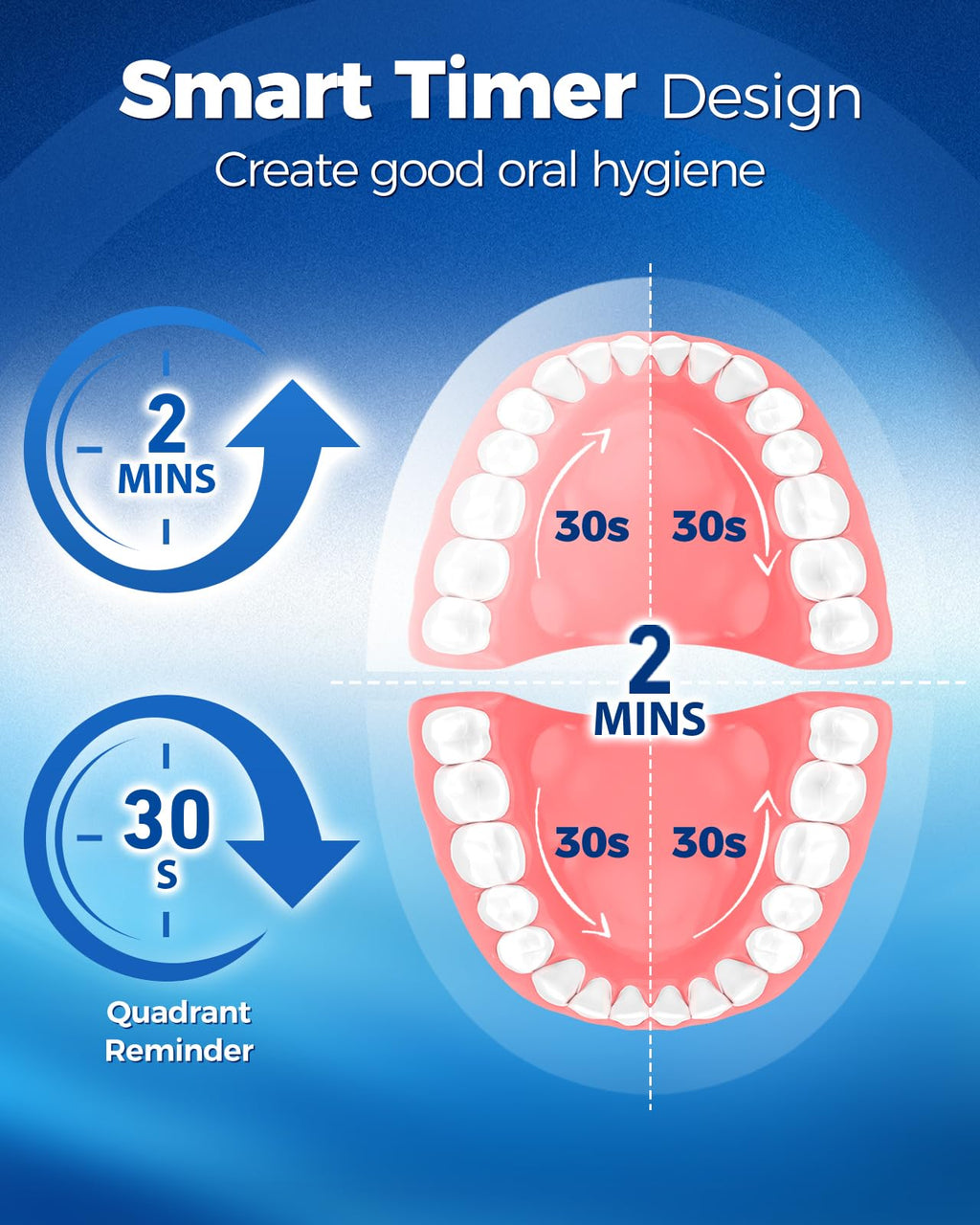 TEETHEORY Rotating Electric Toothbrush for Adults with 8 Brush Heads (2 Types), 4 Modes Deep Clean Electric Toothbrush with Rechargeable Power and 2 Min Smart Timer Purple
