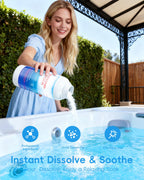 POOLHOUR 32 Oz Chlorine-Free Oxidizing Shock for Hot Tub, Oxidizer for Spas and Swimming Pools, Hot Tub Shock, 1 Pack