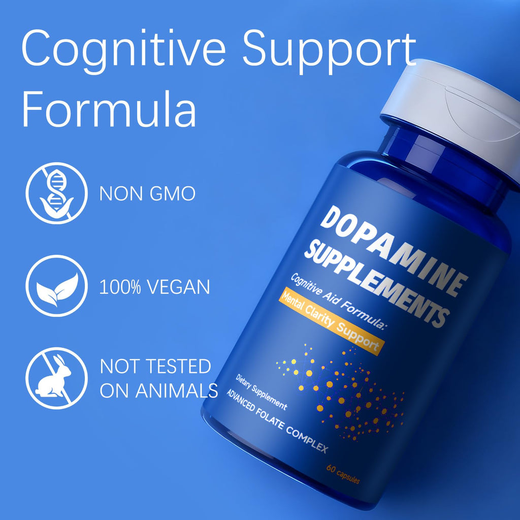 Dopamine Brain Food Supplement - Enhanced Focus & Mental Clarity, Brain Energy & Neurotransmitter Support (1)